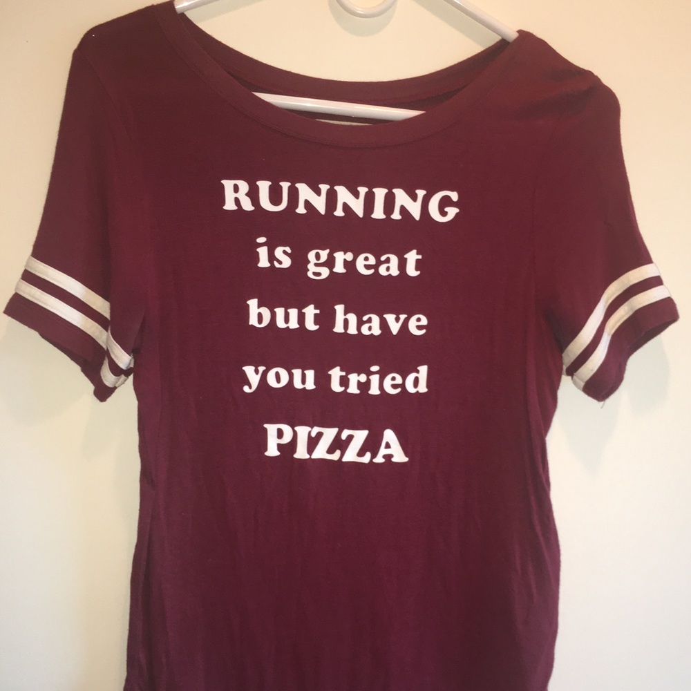 HOLLISTER GRAPHIC TEE But Have You Tried Pizza